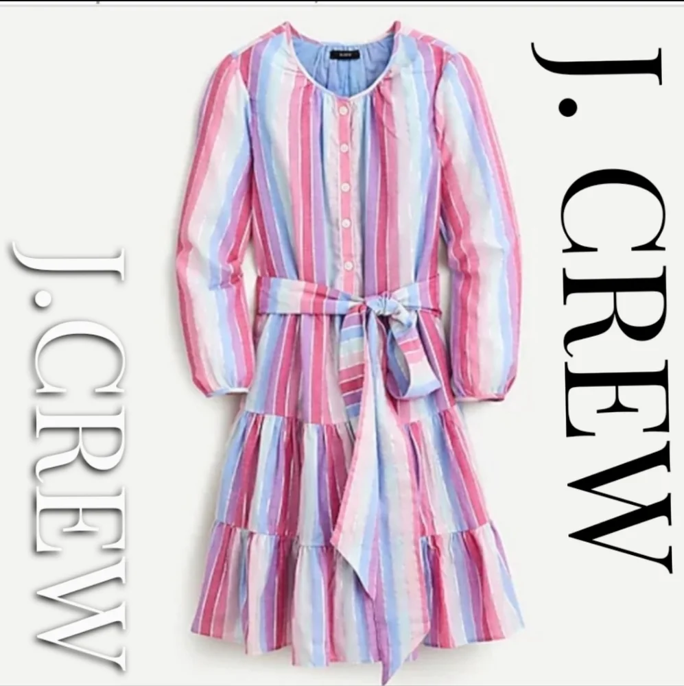 NWT🏷️ J.Crew Dress Rainbow 🌈🌈🌈